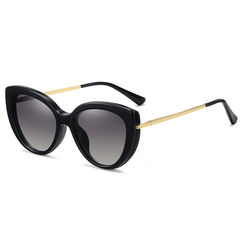 Madge Cateye Full frame TR90 Clip on Sunglasses - Famool