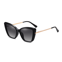 Nicole Cateye Full frame TR90 Clip on Sunglasses - Famool