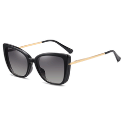 Leona  Cateye Full frame TR90 Clip on Sunglasses - Famool
