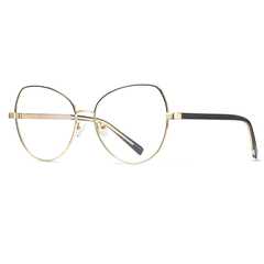 Nancy  Cateye Full frame Metal Eyeglasses - Famool