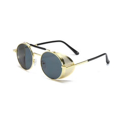 Trevor Round Full frame Punk Metal Sunglasses