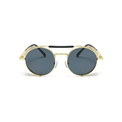 Trevor Round Full frame Punk Metal Sunglasses