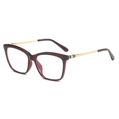 Stacy Rectangle Full frame TR90 Eyeglasses - Famool