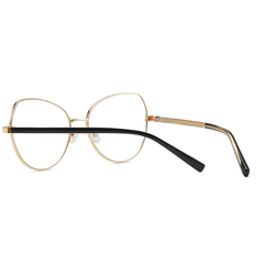 Nancy  Cateye Full frame Metal Eyeglasses - Famool