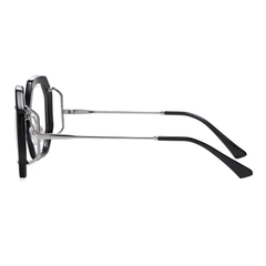Halfrith Geometric Full frame TR90 Eyeglasses - Famool