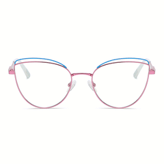 Kaley Cateye Full frame Metal Eyeglasses - Famool