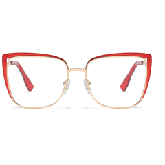 Sherry Cateye Full frame Metal Eyeglasses - Famool