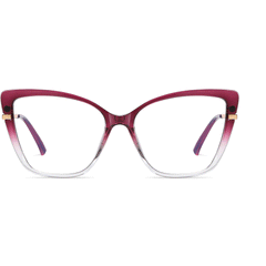 Nicole Cateye Full frame TR90 Clip on Sunglasses - Famool