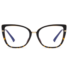 Leona  Cateye Full frame TR90 Clip on Sunglasses - Famool