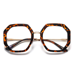 Halfrith Geometric Full frame TR90 Eyeglasses - Famool