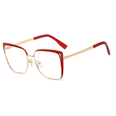Sherry Cateye Full frame Metal Eyeglasses - Famool