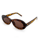 Talisha Oval Full frame Acetate Sunglasses
