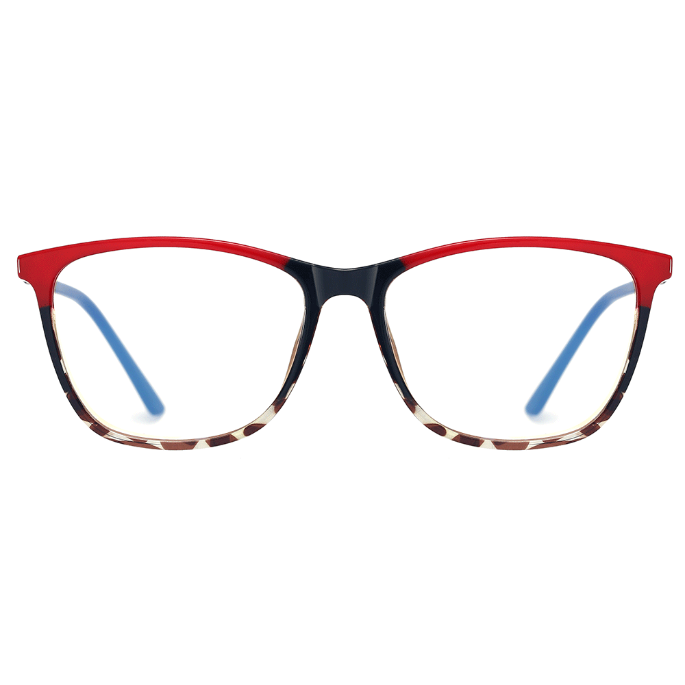 Connie Rectangle Full frame TR90 Eyeglasses - Famool