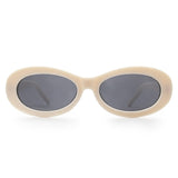 Talisha Oval Full frame Acetate Sunglasses
