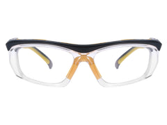 Myron Rectangle Full frame Acetate Safety Goggles