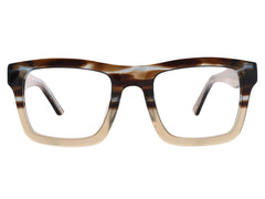 Salta Rectangle Full frame Acetate Eyeglasses - Famool