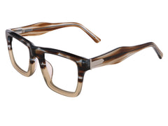 Salta Rectangle Full frame Acetate Eyeglasses - Famool
