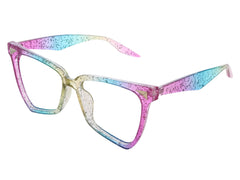Gorgeous Geometric Full frame Acetate Eyeglasses - Famool