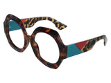 Sofia Geometric Full frame Acetate Eyeglasses - Famool