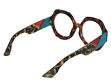 Sofia Geometric Full frame Acetate Eyeglasses - Famool