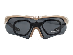 Arno Rectangle Acetate Tactical RX Polarized Sunglasses