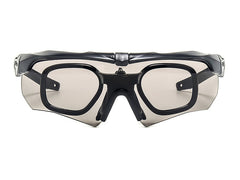 Lawrence Rectangle Acetate Tactical Sunglasses With Anti Fog Lens