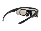 Lawrence Rectangle Acetate Tactical Sunglasses With Anti Fog Lens
