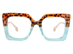 Selina Geometric Full frame Acetate Eyeglasses - Famool