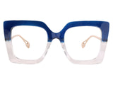 Selina Geometric Full frame Acetate Eyeglasses - Famool
