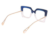 Selina Geometric Full frame Acetate Eyeglasses - Famool