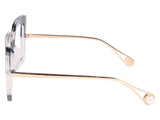 Selina Geometric Full frame Acetate Eyeglasses - Famool
