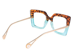 Selina Geometric Full frame Acetate Eyeglasses - Famool