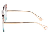 Selina Geometric Full frame Acetate Eyeglasses - Famool