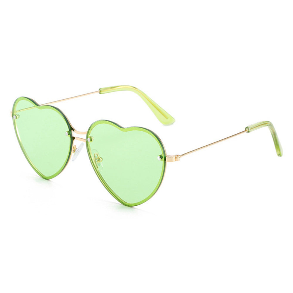 Heart shaped rimless deals prescription glasses