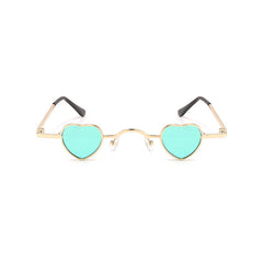 Durlarc Heart-shaped Full frame Metal Sunglasses