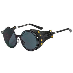 Farley Round Full frame Punk Metal Sunglasses