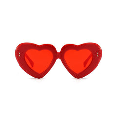 Caroline Heart-shaped Full frame Metal Sunglasses