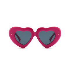 Caroline Heart-shaped Full frame Metal Sunglasses