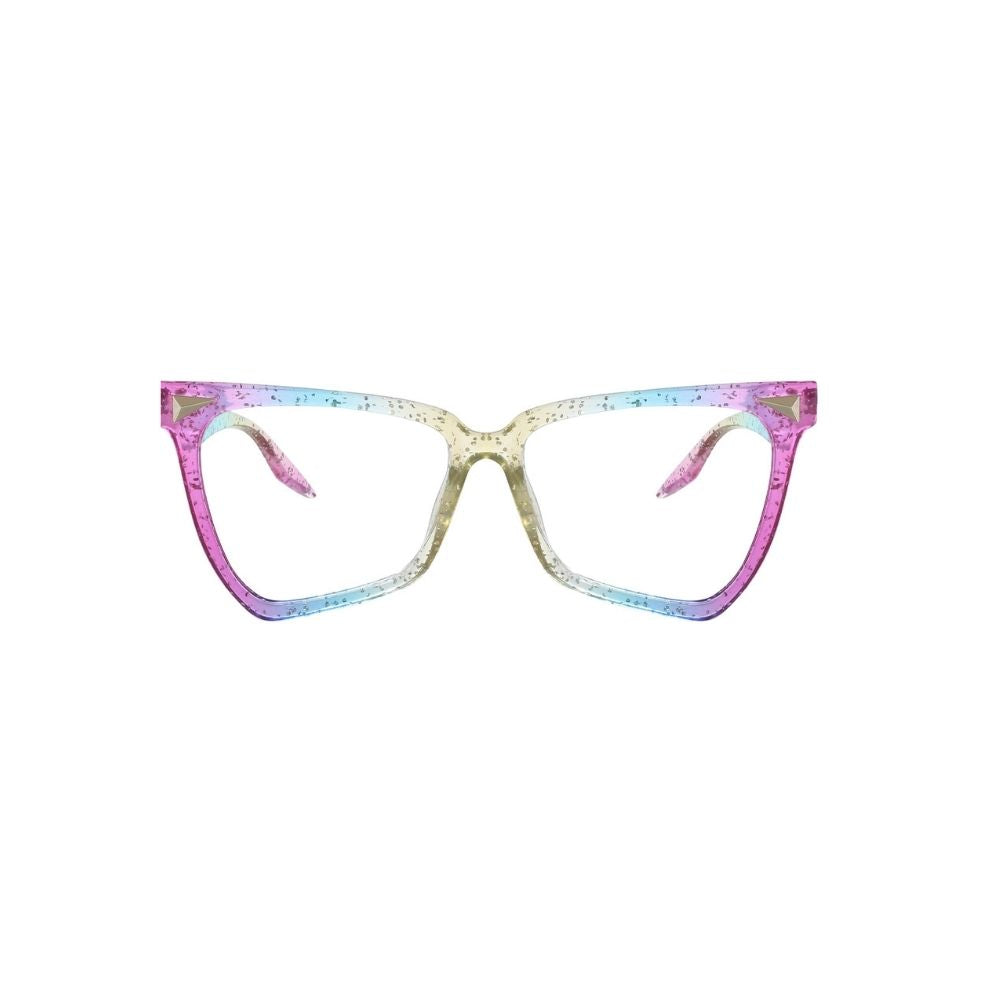Gorgeous Geometric Full frame Acetate Eyeglasses - Famool